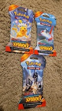 3 Pokémon TCG: Scarlet & Violet - Surging Sparks Sleeved Booster Packs