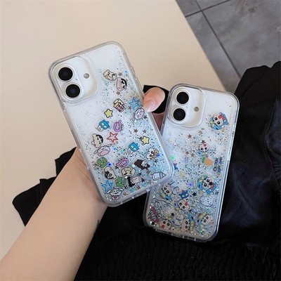 Sparkle Quicksand Glitter Boy Case Cover For iPhone 16 Pro Max Plus 15 14 13 Pro