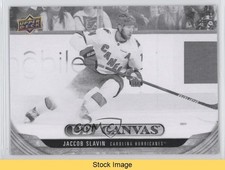 2024-25 Upper Deck Extended Series UD Canvas Black Jaccob Slavin #C324 READ 0h3h