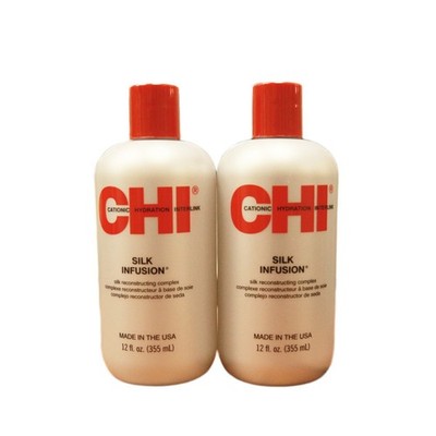 CHI Infra Silk Infusion 12oz(2 packs) -paraben & gluten free/2nd day shipping