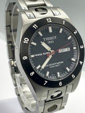 TISSOT PRS 516 Automatic Men’s Watch Black Dial Date Day From Japan