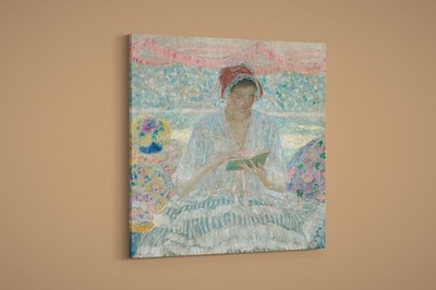 Frederick Carl Frieseke - Under the Awning - Art Print on Paper or Canvas
