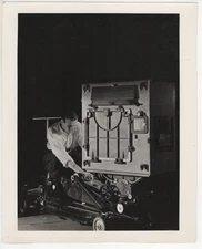 Technicolor Camera on Dolly c. 1930s 8x10 Photo