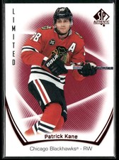2021-22 SP Authentic Patrick Kane Limited Red #6 Chicago Blackhawks
