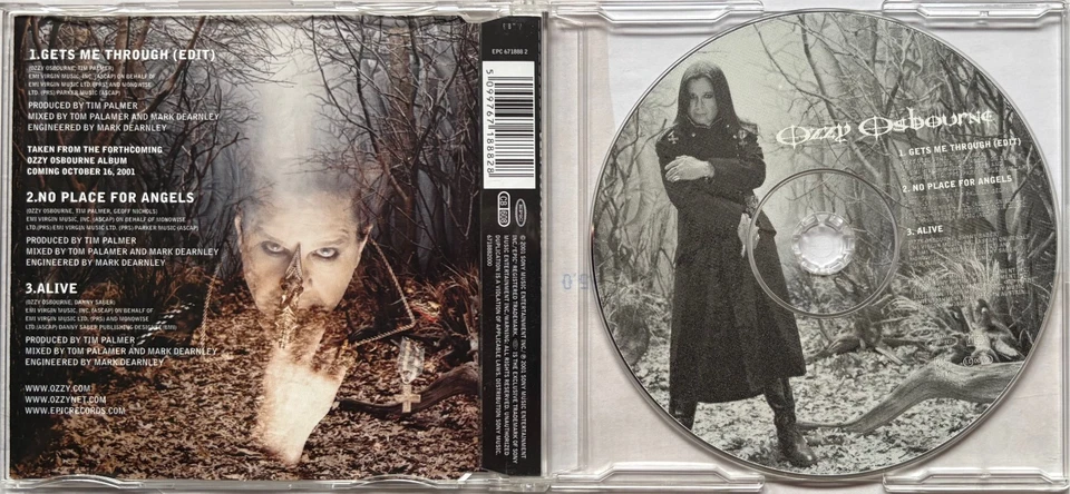 Ozzy Osbourne - Get`s me Through / No Place for Angels / Alive Picture Maxi CD - Bild 2 von 2