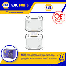Brake Pads Set fits SUBARU BRZ 2.0 Rear 2012 on NAPA 26696FE00 26696FE000 New