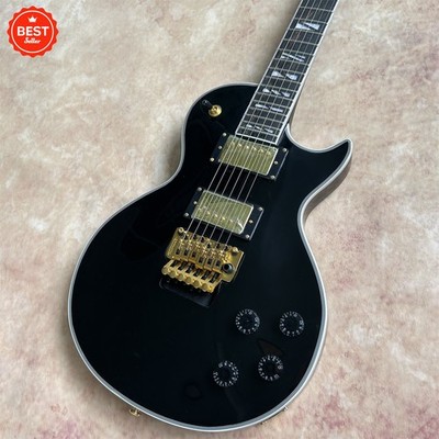 Custom Electric Guitar: LP Tremolo  Bridge Gold Hardware HH Pickups 6 String