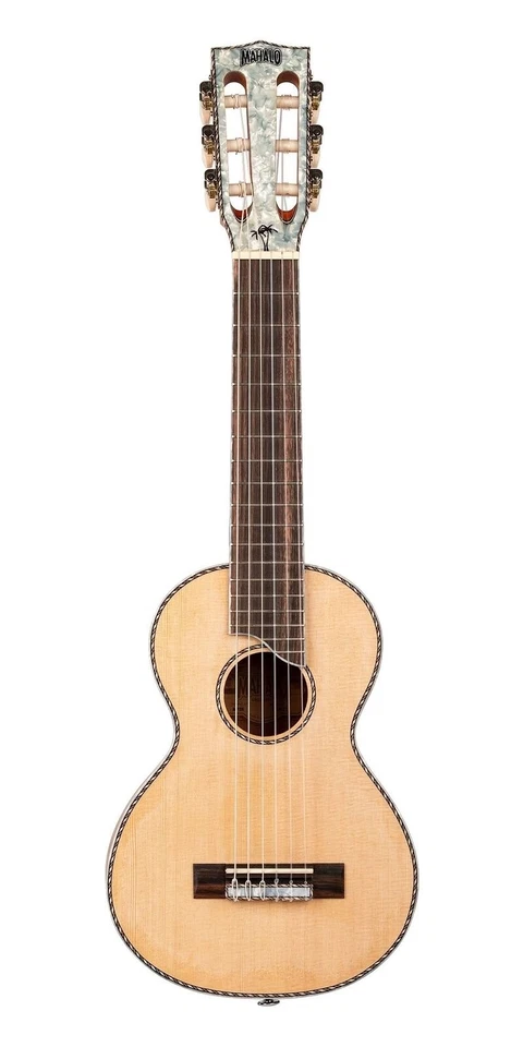 Mahalo Pear Series Guitar/Ukulele Hybrid 6-String Guitarlele - MP5 - Image 4 of 4