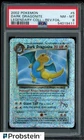 2002 Pokemon Legendary Collection #5 Dark Dragonite Reverse Foil PSA 8 NM-MT