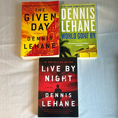 Dennis Lehane Paperback Novel Lot: The Given Day, World Gone By, Live by Night
