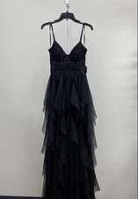 NEW Bustier Corset LAYERED TULLE Tiered GOWN Dress Goth Punk Sexy Windsor Sz 3