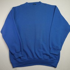 Vintage Tultex Ultra Fleece 360 Sweatshirt Size 2XLT Blue 90s Made In USA Comfy
