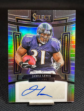 2023 Panini Select JAMAL LEWIS Silver Prizm Auto /399 RAVENS
