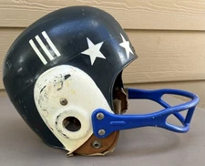Vintage Olympic Sporting Goods Peerless Brand Youth Football Helmet 1950s? Stars