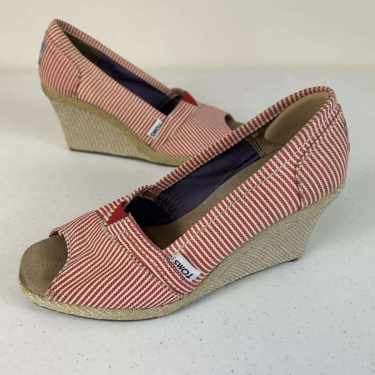Toms wedge pumps top