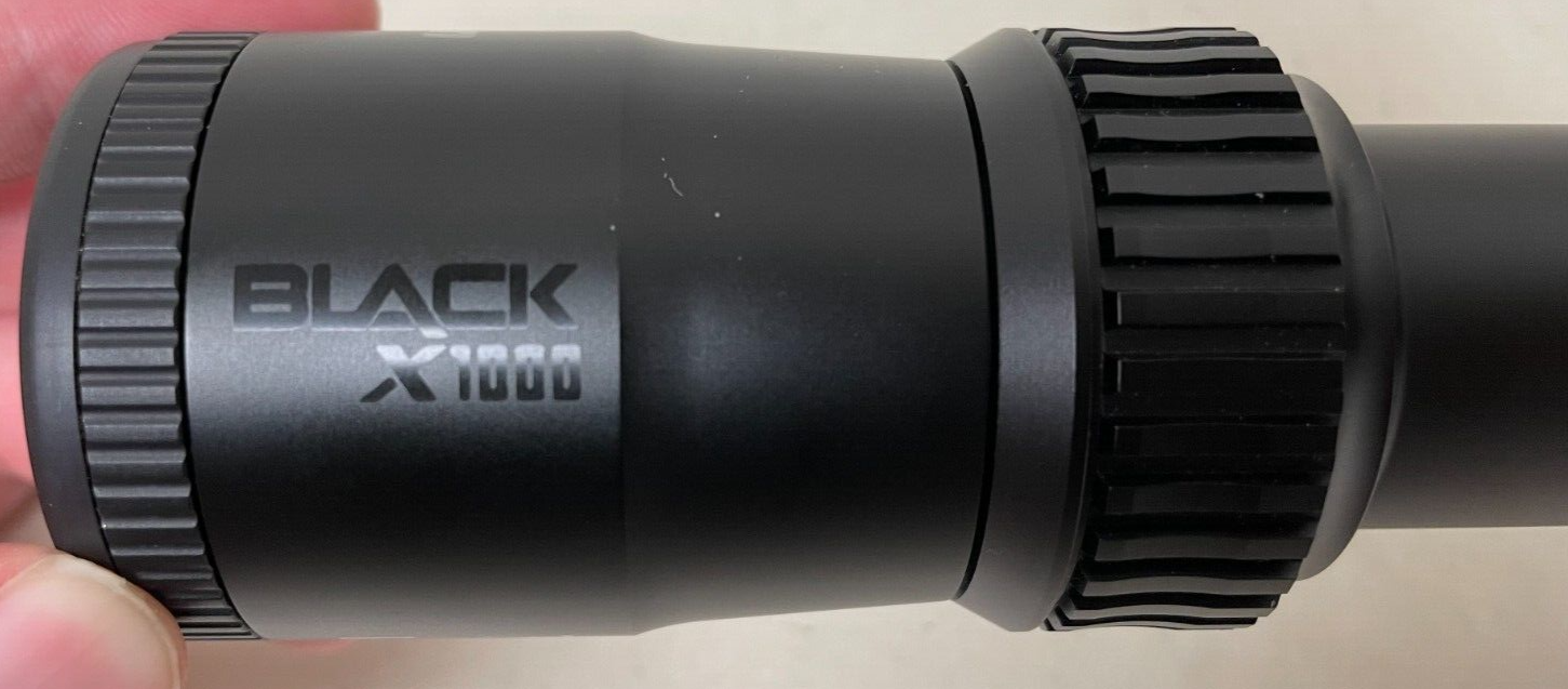 Nikon BLACK X1000 624x50mm Rifle Scope Second Focal Plane XMRAD