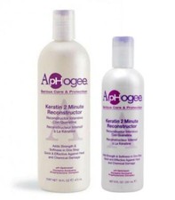 Aphogee Keratin 2 Minute Reconstructor for Strength and Softness, pH Optimized