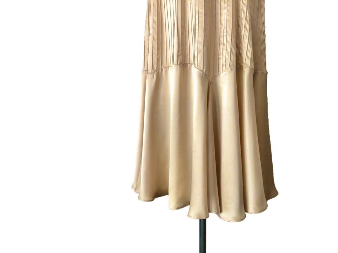 Miu Miu/Crochette silk dress Miuccia Prada PLEATS PLEASE