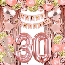 30th birthday decorations for her happy 30th birthday decorations for women 3...