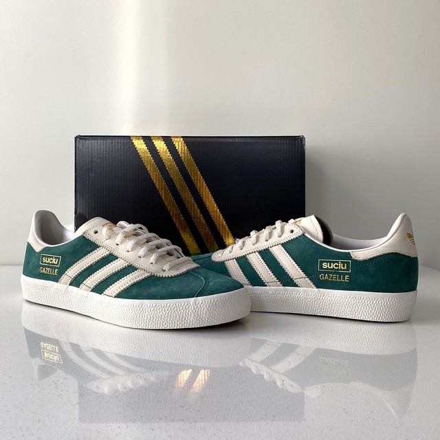 お気に入り Gy36 Adidas スニーカー Skateboarding ガゼル Adv カレッジエイトグリーン Adidas 靴 ブーツ サンダル Clinicamariaauxiliadora Com Py