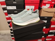 Mens hugo boss ttnm Evo Open Green trainers size 11 brand new boxed rrp £229