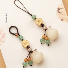 Woman Man mobile phone chain hanging rope keyring keychain