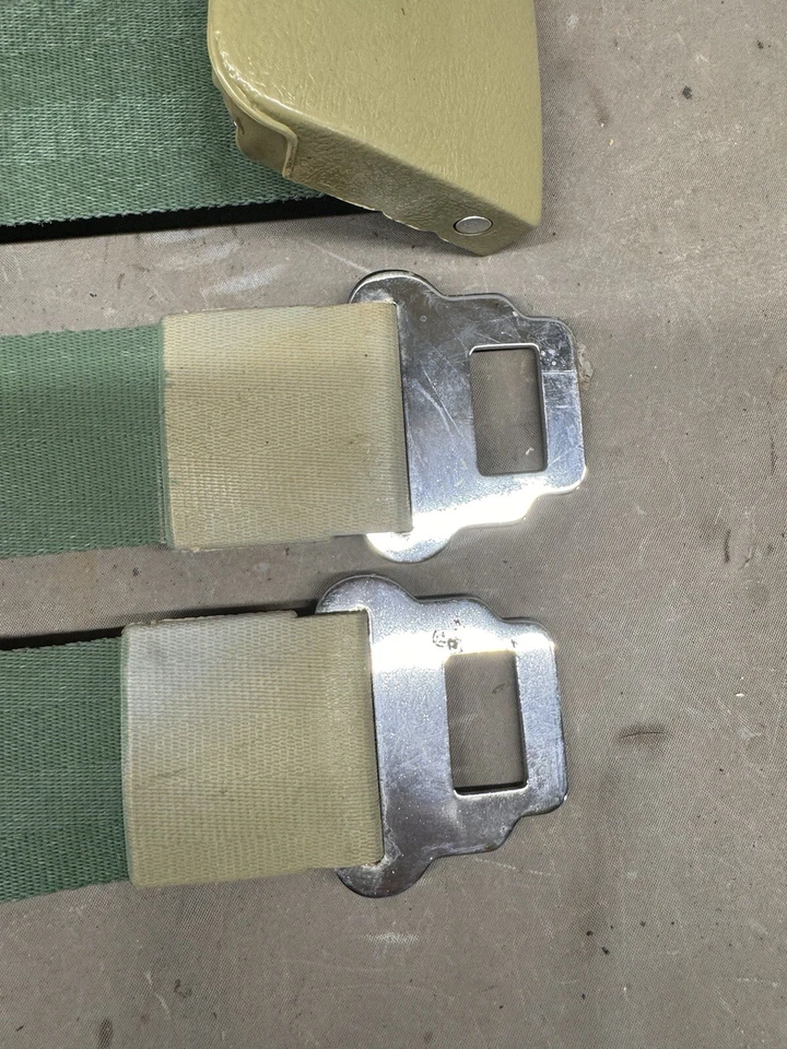 Ford Galaxie Mustang 1967 1968 cinturones de seguridad Falcon Fairlane Torino Ranchero OEM OE Foto 2 de 4