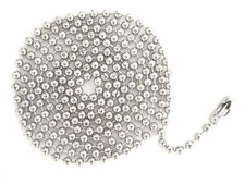 WHOLESALE LOT 1000 BALL CHAIN NECKLACE 2.4mm 24" or 30" Nickel Plated FREE SHIP