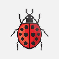 Ladybug Vinyl Sticker Decal