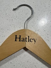 Vintage Hatley MCM Hollywood Regency Wood Clothes Coat Suit Hanger