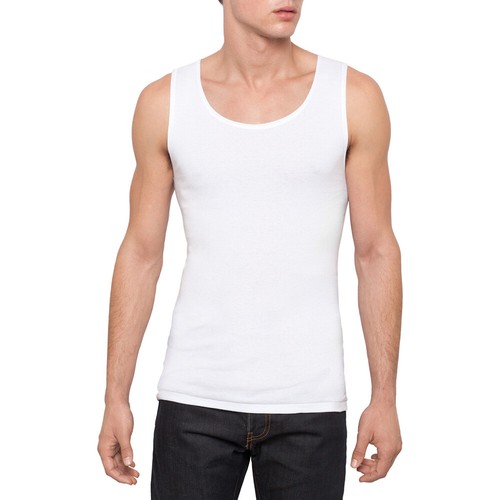 Holeproof Cotton Rib Singlet M1975 White - Picture 3 of 3