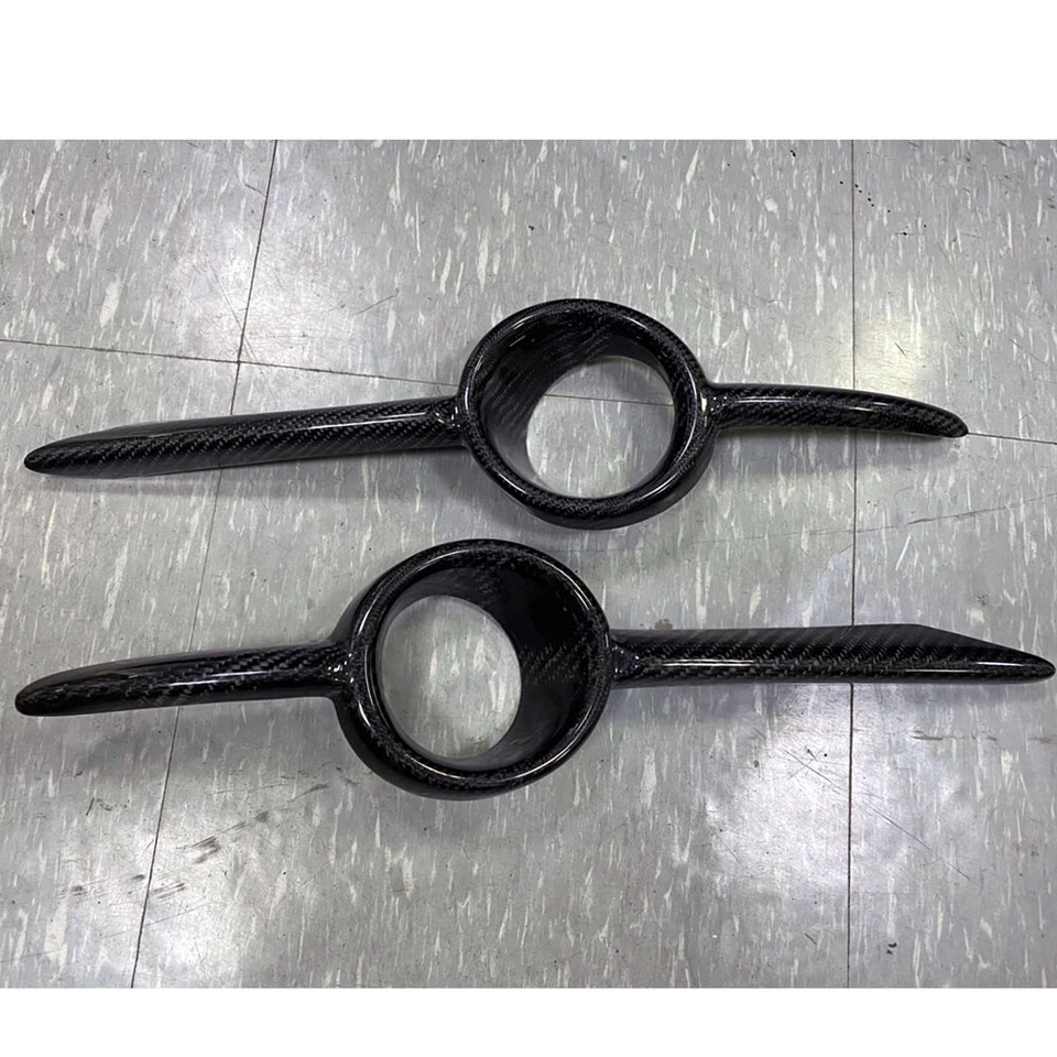 Carbon Fog Light Lamp Cover 2PCS for Porsche Cayman S 987 2006-2008 2DR Foto 4 de 4