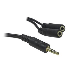 3.5mm 3.5 Short Headphone Y Splitter Adaptor Fly Lead Cable 20CM - SENT TODAY