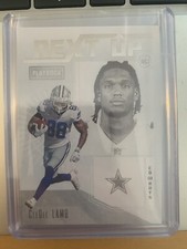 2020 Playbook Football Next Up #7 CeeDee Lamb RC Dallas Cowboys