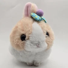 Amuse Plushie Bunny Rabbit Paws Bow PomPom USADama-Chan