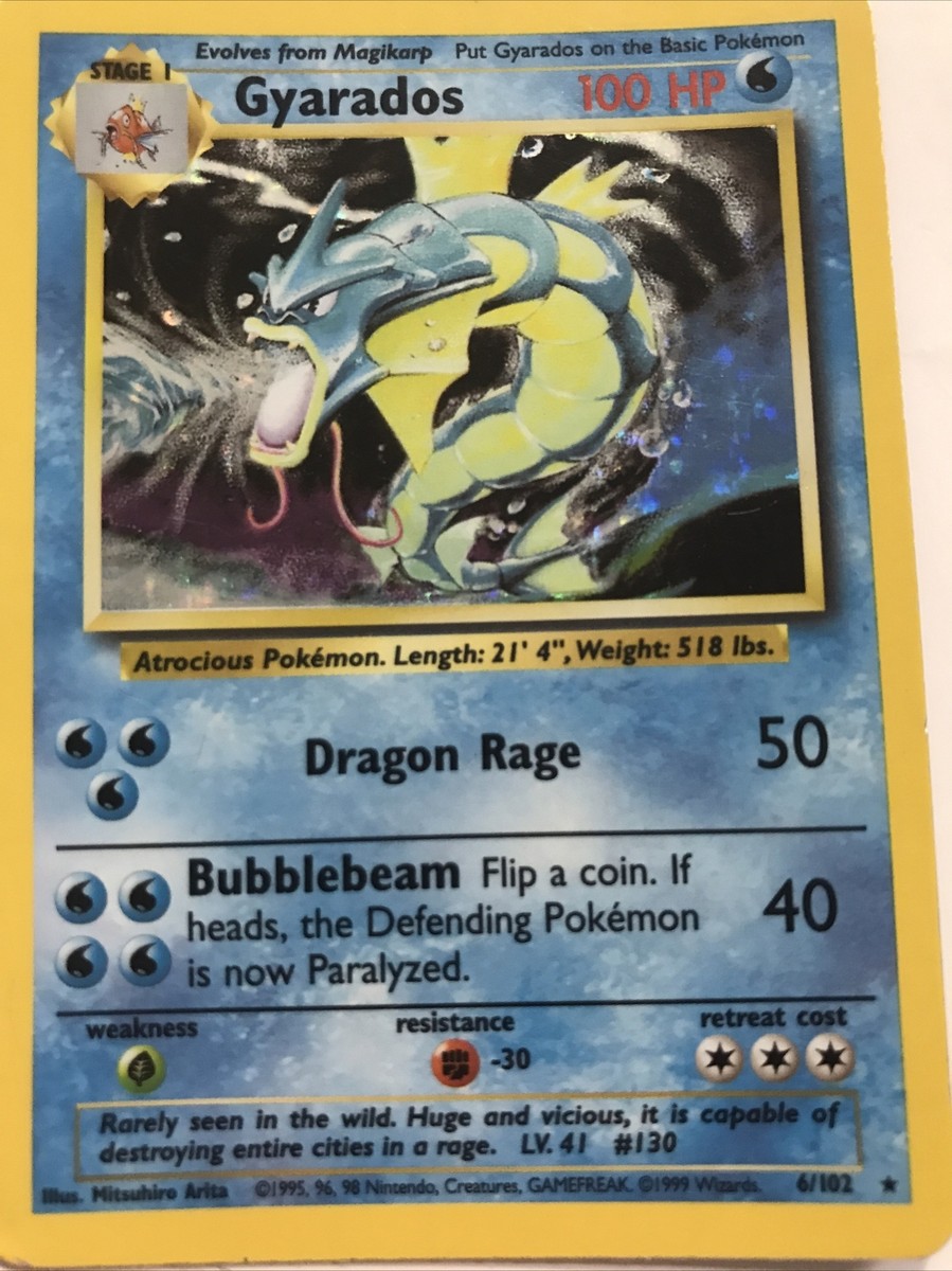 Gyarados Holo 1995 RARE! | eBay