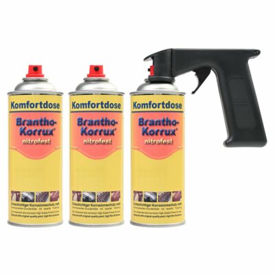 Brantho Korrux ''nitrofest'' Spraydose Sprühdose 3x400ml Rostschutz RAL Farbwahl
