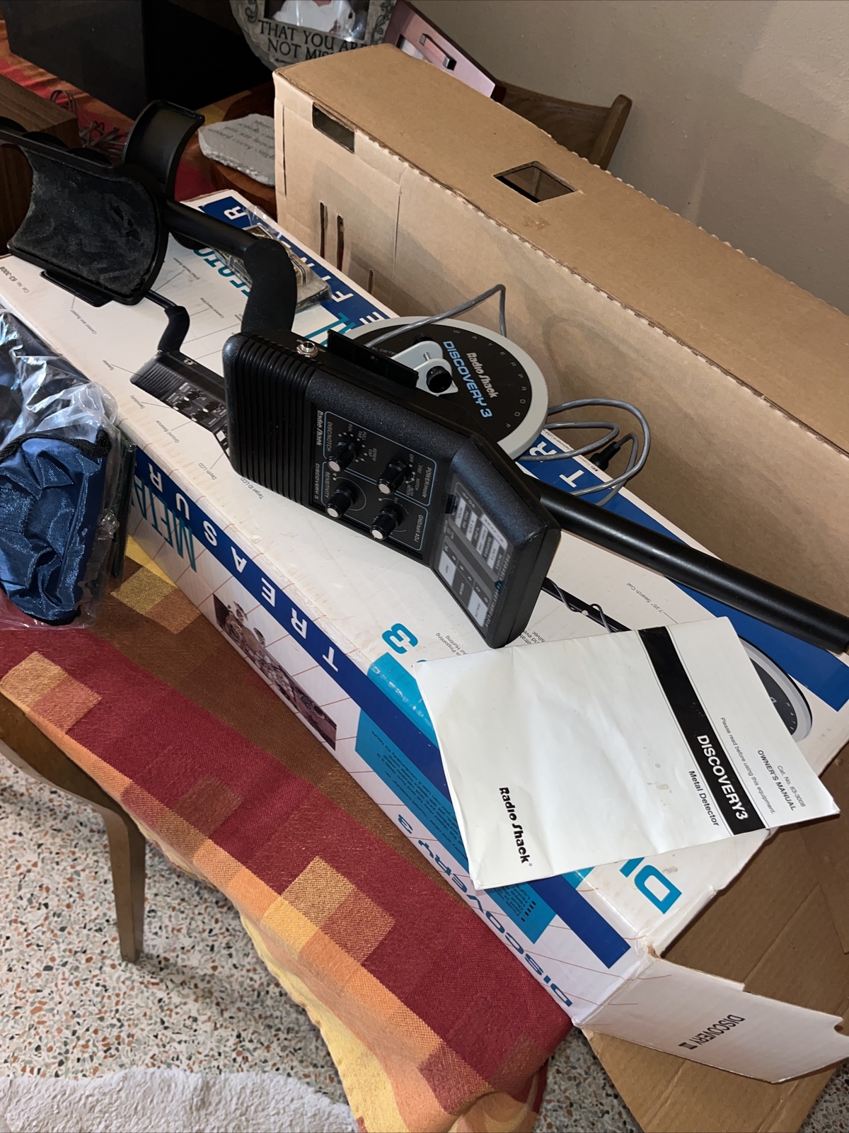 Vintage Radio Shack Discovery 3 Mode Discriminator Metal Detector W/Extras NOS eBay