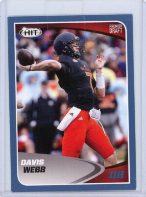 2017 SAGE HIT Premier Draft Blue #88 Davis Webb