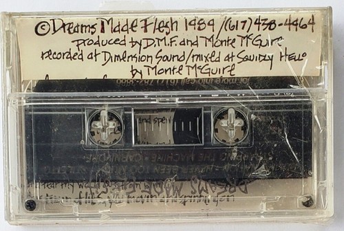 Dreams Made Flesh Cassette Monophonic Microgroove - 1989 Boston Indie - MINT - Picture 2 of 2