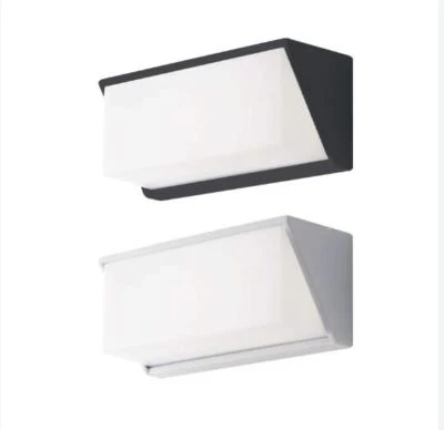 INTEC APPLIQUE LED LUXON ANTRACITE BIANCO IN ALLUMINIO 12W 1550LM CCT IP54 11X25X9