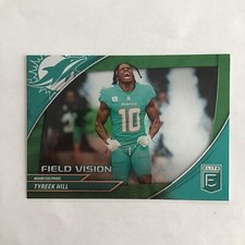 2024 Panini Donruss Elite - Field Vision Green #4 Tyreek Hill
