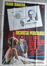 DETECTIVE Italian 4F movie poster 55x79 FRANK SINATRA Jacqueline BISSET REMICK