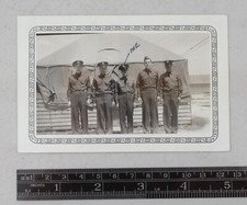 Original Photo Print WWII Era Soldier Group Portrait Me