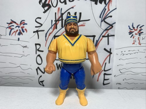 WWF Akeem Hasbro Wrestling Figure WWE WCW 1990 Ser...
