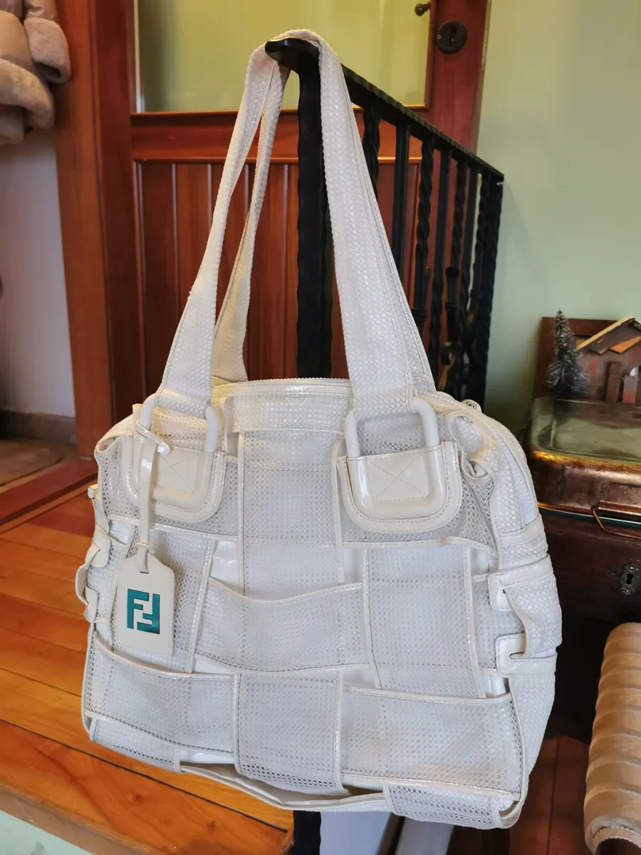 FENDI bag authentic vintage white sports casual luxury brand