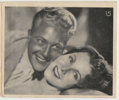 Frances Dee + Gene Raymond 1933 Clinton Wms Paramount Trading Card #15 - 3-PANEL