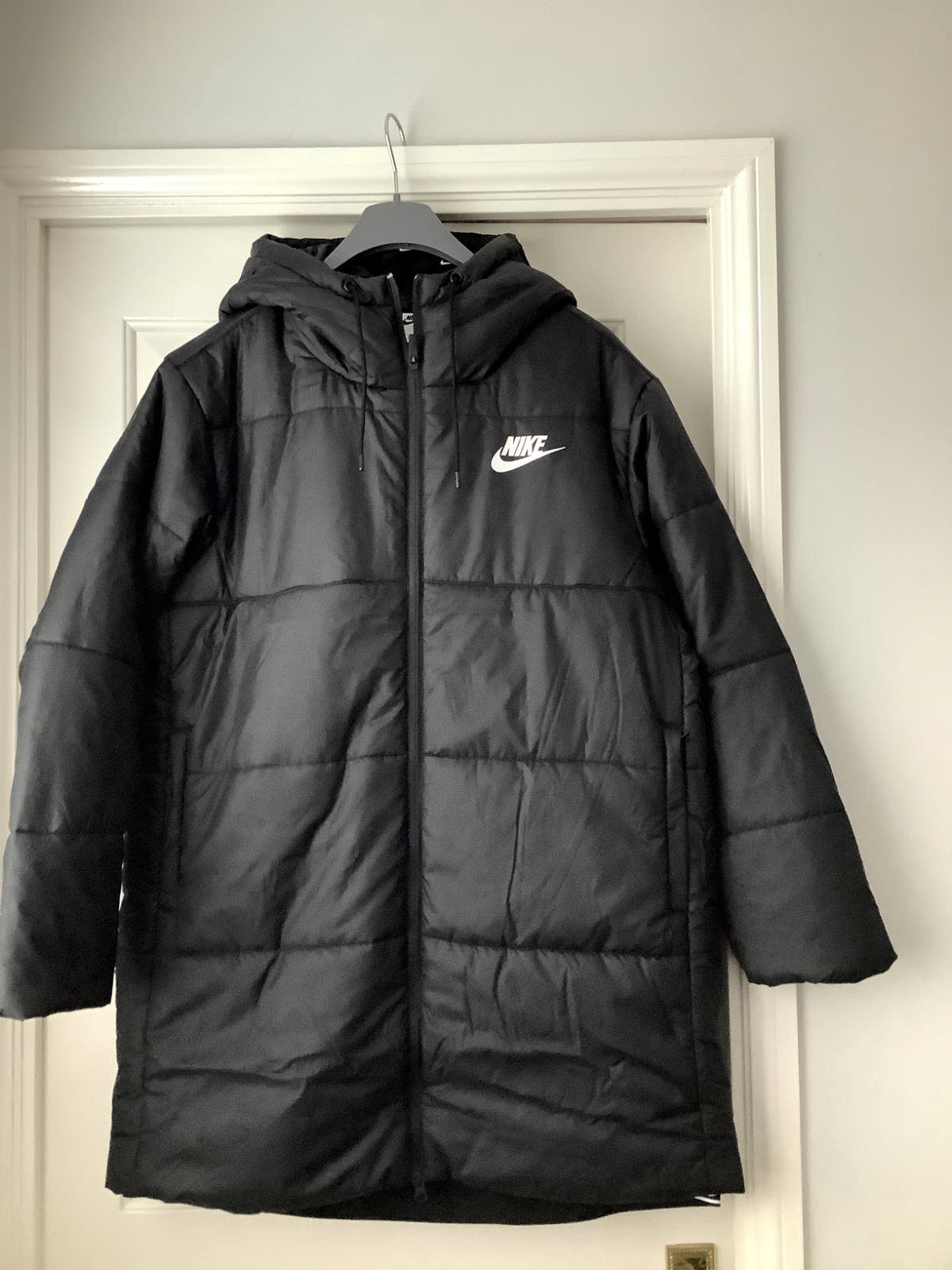 Womens Nike Synthetic Fill Black Long Jacket Parka Coat Size Small Cv8670  010 for sale online | eBay