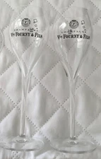 VEUVE FOURNY ET FILS CHAMPAGNE FLUTE/GLASS - SET OF 2  FLUTES - 2 sets available