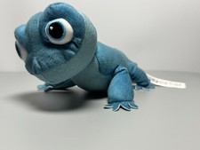 Disney Plush FROZEN 2 BRUNI Fire Spirit Salamander Lizard 9" Blue Stuffed Animal